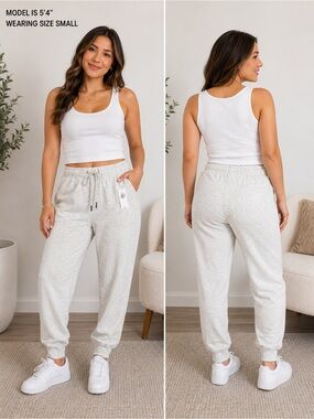 NWT Old Navy Women’s Small Gray High Rise Jogger Sweatpants